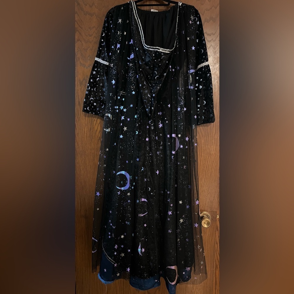 Spirit Kids Wizard Costume - Black and Blue - Picture 2 of 7